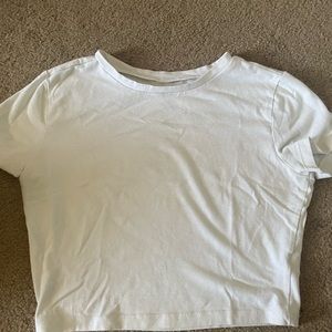 Medium white crop top